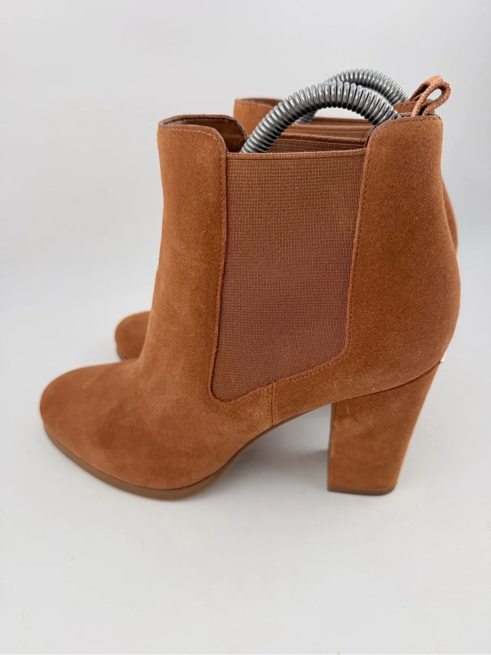NEW! Michael Michael Kors Women’s Lottie Brown -SZ 7.5- Suede Chelsea Bootie